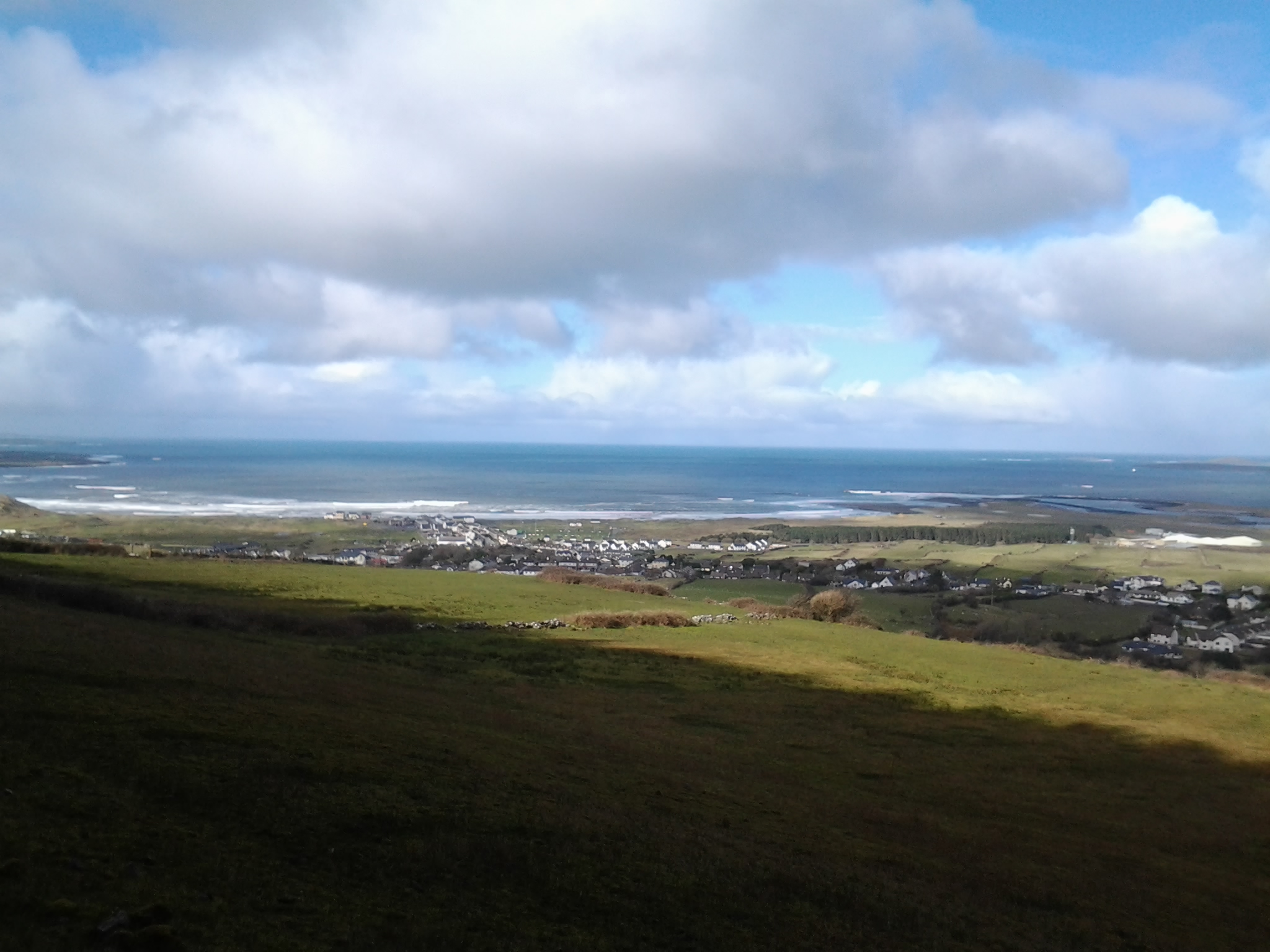 Glorious day overlooking Strandhill from Knocknarea
