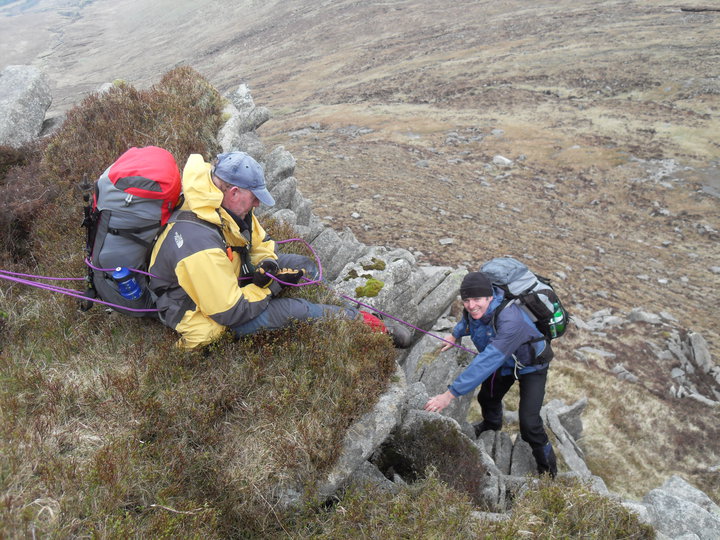 Tom on the Belay
